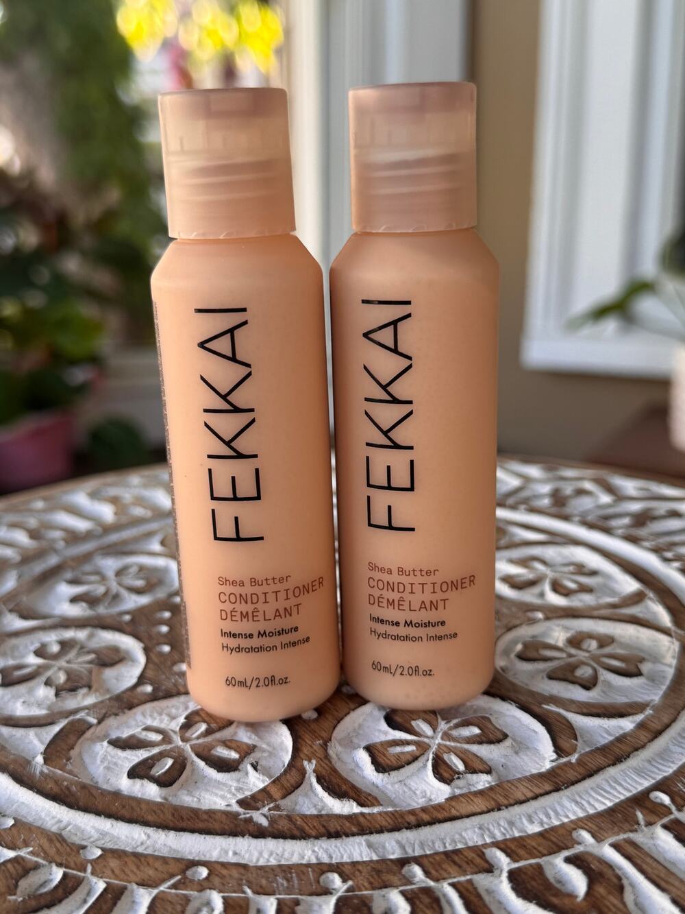FEKKAI Shea Butter Intense Moisture Conditioner 2 oz Travel Size Lot of 2